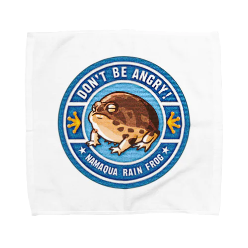 Namaqua Rain Frog (ワッペン風) Towel Handkerchief