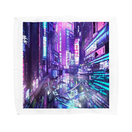 夢での都市 Towel Handkerchief