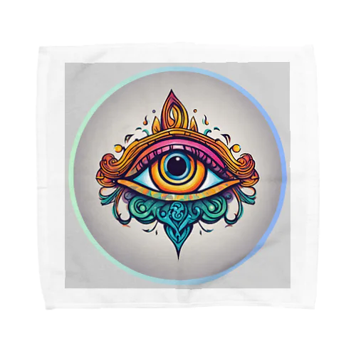 オレンジの第3のeye Towel Handkerchief