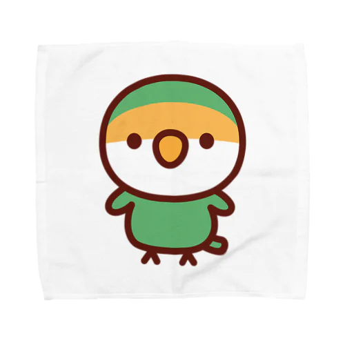 コザクラインコ（ブルーチェリー） Towel Handkerchief