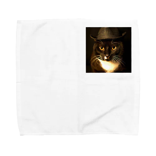 Cool Cat Towel Handkerchief