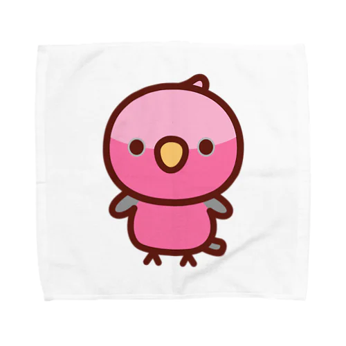 モモイロインコ Towel Handkerchief