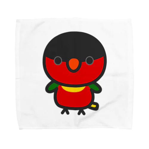 ヨダレカケズグロインコ Towel Handkerchief