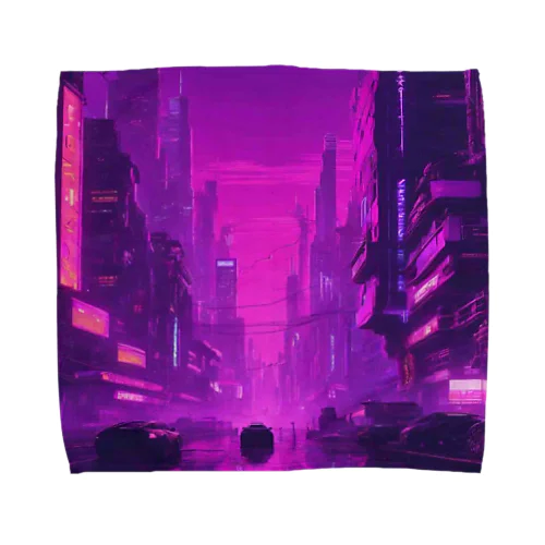 purple Towel Handkerchief