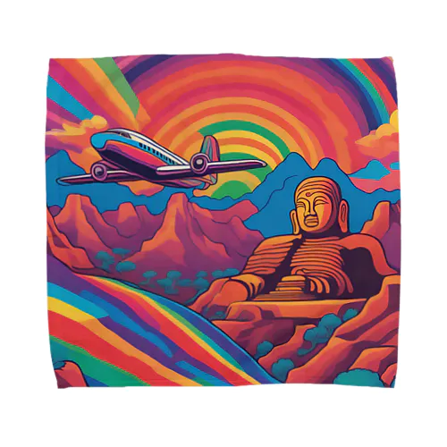 Psychedelic history mix 3 Towel Handkerchief