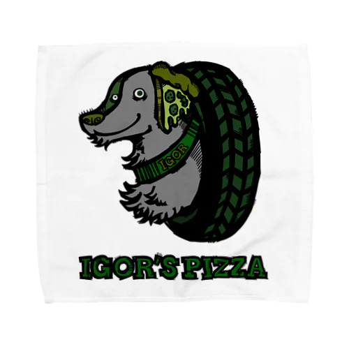 IGOR‘S PIZZA ロゴ Towel Handkerchief