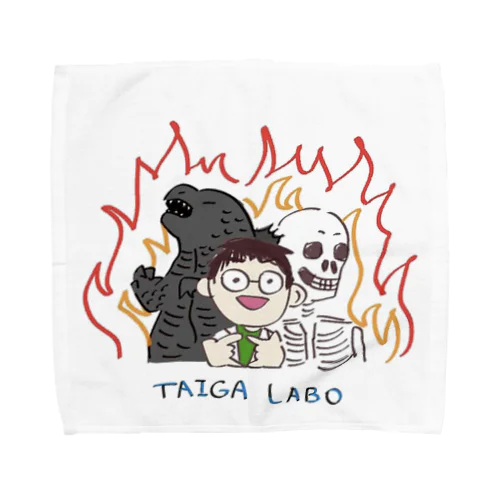TAIGA LABOイラスト Towel Handkerchief