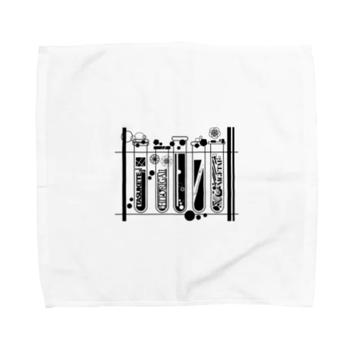 ひとりで頑張りたい試験管 Towel Handkerchief