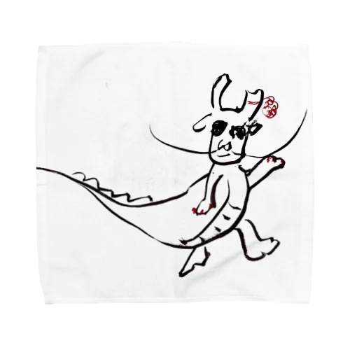 新年のあいさつに来たドラゴン Towel Handkerchief