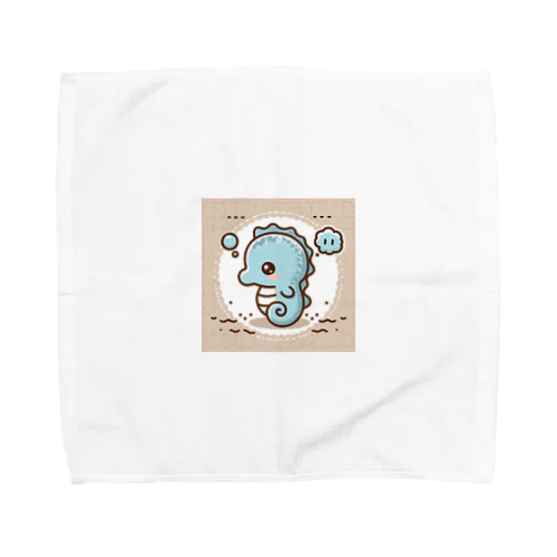 かわいいタツノオトシゴ４ Towel Handkerchief