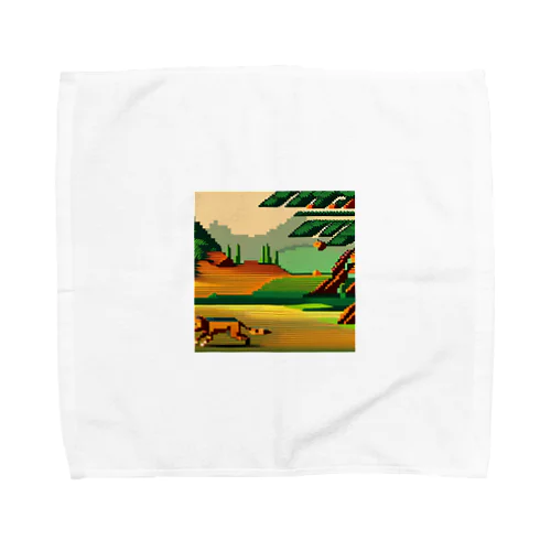 ドット柄の世界「野生の王国」グッズ Towel Handkerchief