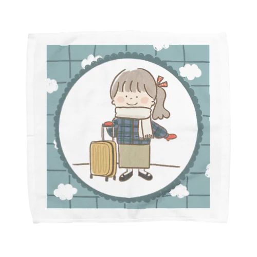 冬の旅行 Towel Handkerchief