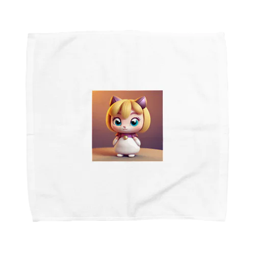 かわいい3Dキャラのグッズ Towel Handkerchief