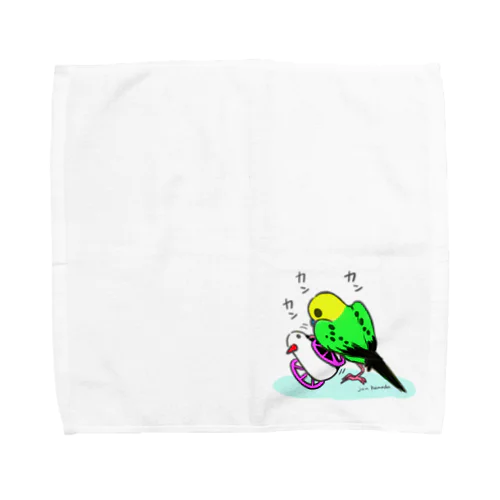 集中インコ Towel Handkerchief