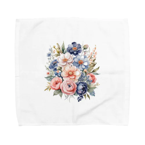 パステルカラーの花束 Towel Handkerchief