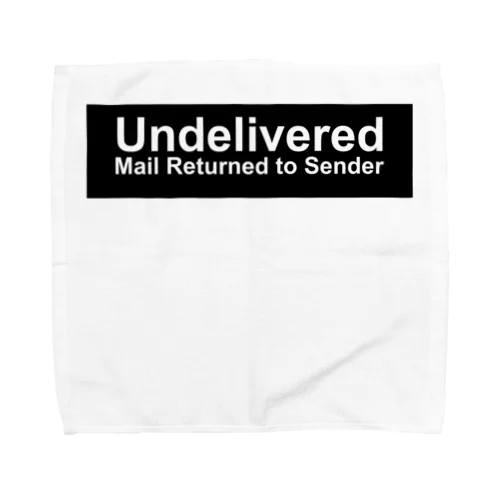 Undelivered  Mail Returned  to Sender-BK タオルハンカチ