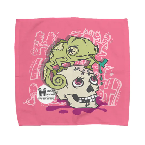 ズッ友カメレオンさん🦎 Towel Handkerchief