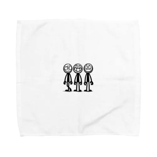 線人くん(3人ver) Towel Handkerchief