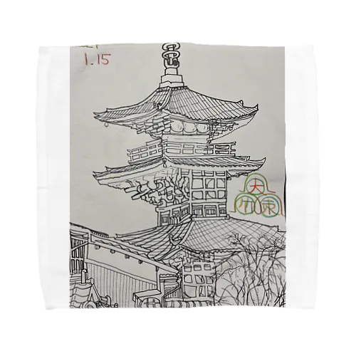 清水寺 Towel Handkerchief