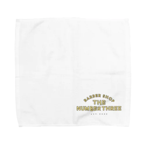 barber shop the number three apparel line Towel Handkerchief