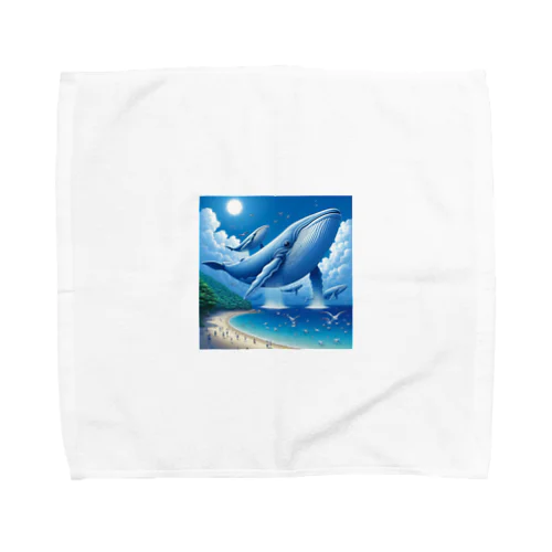 クジラ Towel Handkerchief