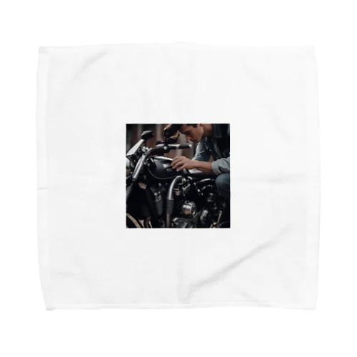 バイク整備 Towel Handkerchief