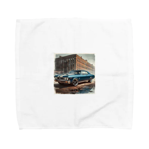 Chevrolet Chevelle　BLUE Towel Handkerchief