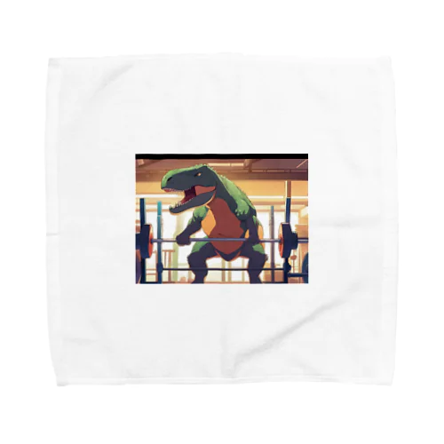 筋トレをする恐竜 Towel Handkerchief