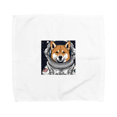 柴犬宇宙へ行く Towel Handkerchief