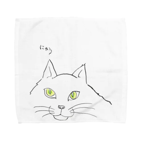 にゃう Towel Handkerchief