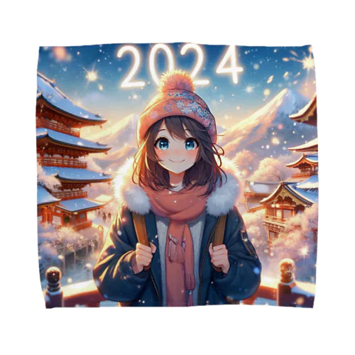 2024 Winter Girl 3 Towel Handkerchief