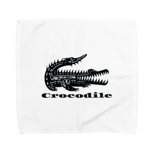 トライバルクロコダイル Towel Handkerchief