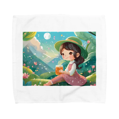 可愛い女の子 Towel Handkerchief