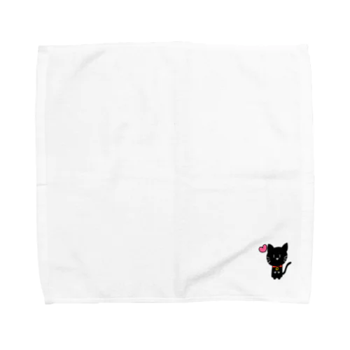 ねこ日和（黒猫） Towel Handkerchief