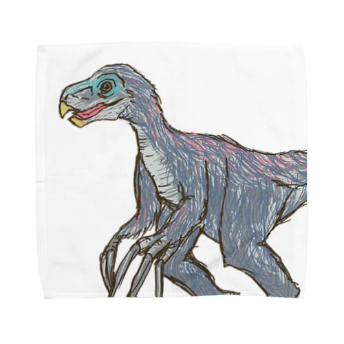 テリジノサウルス Towel Handkerchief