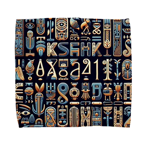 古代エジプト柄 Towel Handkerchief