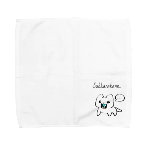 お財布猫 Towel Handkerchief