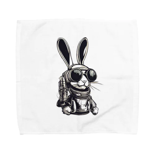 ロケットうさぎ　クインシー Towel Handkerchief