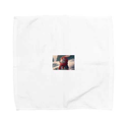 雪国のウサギ Towel Handkerchief