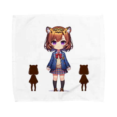 寅の女子高生 Towel Handkerchief