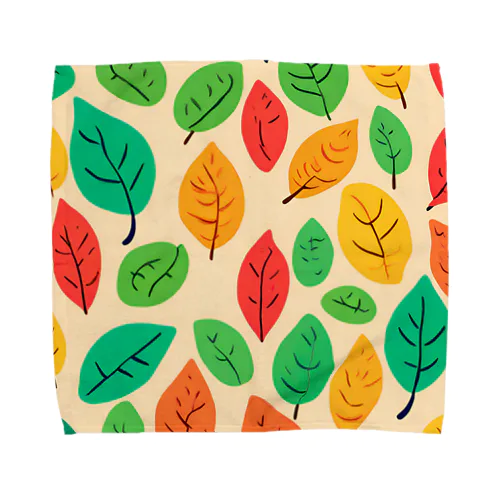 green leaf green Towel Handkerchief