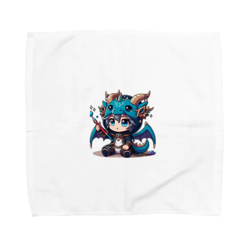 可愛いドラゴンのマスコット Towel Handkerchief