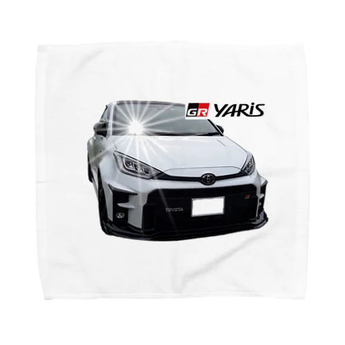 TOYOTA 　GRヤリスのプリントグッズ Towel Handkerchief