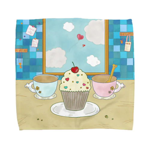 Capcake_room Towel Handkerchief