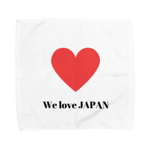 We love Japan タオルハンカチ