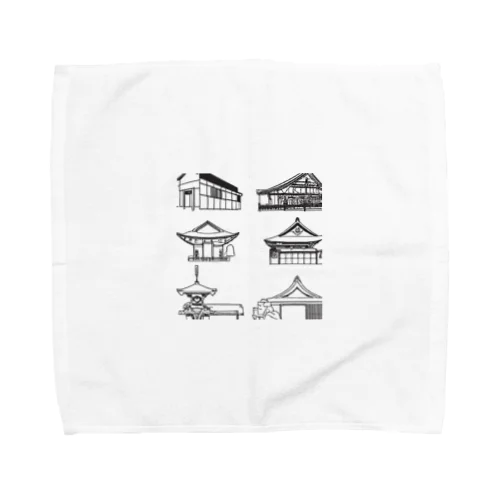 和の建築 Towel Handkerchief