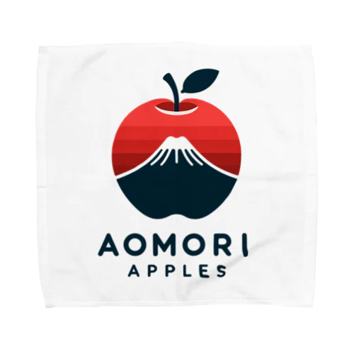あおもりりんごと岩木山 Towel Handkerchief