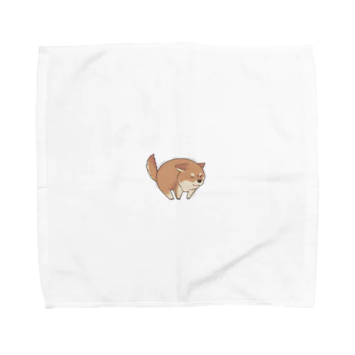 ふんばり犬 Towel Handkerchief