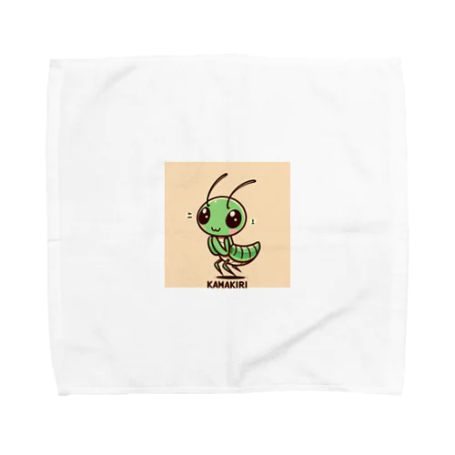 笑顔を届けるカマキリ Towel Handkerchief