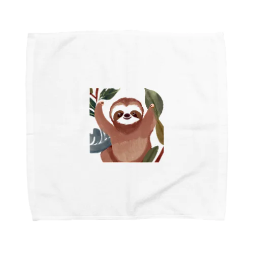 ナマケモノのパン君 Towel Handkerchief